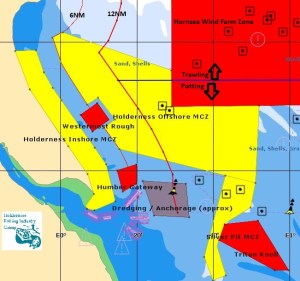 Map of MCZs and Windfarms